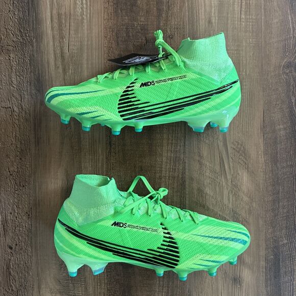 Nike Mercurial Superfly 9 Elite AG Soccer Cleats Men Sz 8 Green Dream Speed CR7 main image 6